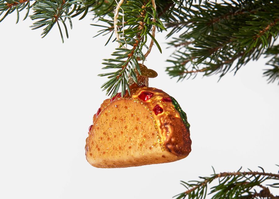 Full View of Taco Ornament image number 1